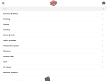 Tablet Screenshot of gooutdoorgear.com